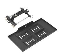Leftwei Heavy Duty Battery Tray Bracket Kit, Universal Height Adjustable ABS Metal Car Battery Hold Down Tray with 2 Retaining Bolts, for Various of Cars