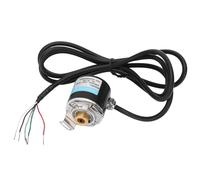 Leftwei Hollow Shaft Encoder Compact Durable 2-Phase Mechanical Power Transmission Encoder for Engineering Fields Aluminum 8mm (400Z)