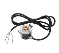 Leftwei Hollow Shaft Encoder Compact Durable 2-Phase Mechanical Power Transmission Encoder for Engineering Fields Aluminum 8mm (200Z)