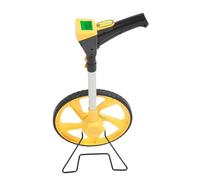 Leftwei Measuring Wheel with LCD Screen, Extendable Handle 24.4 to 38.2 Inch, Wheel with Unit Switching Data Storage Reading Clearing, 99999.9 FT Measuring Range, with Carrying Bag,