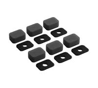 Leftwei Mic Wind Muff Noise Reduction Cover for X5 Action Camera Compact Size 3 Pack for Vloggers
