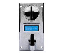 Leftwei Multi Coin Acceptor, 1 to 6 Currency Selector | CPU Control, LED Fault Alerts, Triple Verification, 16 mm to 31 mm Diameter for Vending Laundry Game Machines