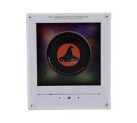 Leftwei Nfc Music Fridge Magnet, Rotating, 9 Songs, 128 Mb | Record Player, ABS Acrylic, Refrigerator and Cabinet Mounting, Desktop Use, USB Transfer, 600mAh Battery