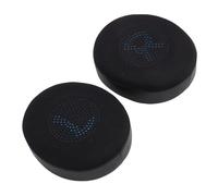 Leftwei On Ear Wireless Headset Earpads, Breathable Ice Silk Fabric with Cooling Gel for 45h Evolve2 65 40 Headphones, Comfortable Cushions Replacement