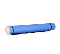 Leftwei Portable Poster Tube with Strap, Expandable Large Capacity Document Storage Tube, Round Antishock Design, 40.2 X 3.3in, Ideal for Traveling Artists and Architects (Blue)