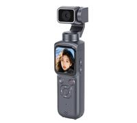 Leftwei Portable Video Camera, 4K HD 64MP WiFi Handheld Vlogging Camera, Face Object Tracking, Intelligent Beautification, Anti Shaking Digital Video Recorder for Outdoor Travel