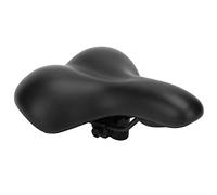 Leftwei PU Leather Bicycle Saddle, Ergonomic Bike Seat with High Elastic Plastic Bottom Shell & Rear Handle Design, for Mountain Bikes & Ordinary Bicycles (Black)