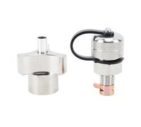 Leftwei Quick Twist Oil Drain Valve with Durable Design for Efficient Oil Changes At Home, Stainless Steel M12 X 1.75, 2 Units