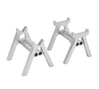 Leftwei RC Car Stand, Premium Aluminum Alloy High Strength Adjustable Display Stand with Tire Protective Frame, for 1/24 1/18 RC Car Maintenance (Silver)