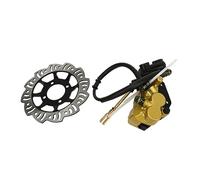 Leftwei Rear Hydraulic Brake Caliper Set with Disc, Enhanced Stopping Power for CRF50 CRF70, Durable Metal Alloy, Complete Brake Assembly