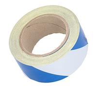 Leftwei Reflective Safety Warning Tape Blue White Striped Durable High Visibility Marking Tape for Highways Semi-Trailers 5cm X 30m