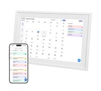 Leftwei Smart Digital Calendar, 10.1 Inch HD Touchscreen WiFi Dual Band 5G Digital Picture Frame Interactive Family Calendar Planner with APP for Home Great for Schedules Planner (UK Plug)