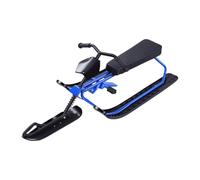 Leftwei Snow Sled for Kids, Dual Brakes, 80kg Load Capacity | Iron ABS PU Frame, Snowy Slopes and Ski Resorts, Tow Rope, Ages 4 to 14, 80kg Load, Snow Racer Scooter