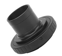 Leftwei Telescope 1.25in T Adapter Lens Adapter for OM Cameras Celestial Images Lightweight Aluminum 1 Set