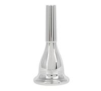 Leftwei Tuba Mouthpiece Silver Plated Brass Strong Sound Penetration for Tuba Musicians 4.7x4.7x9.9cm (Silver)