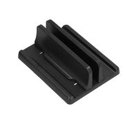 Leftwei Vertical Laptop Bracket Holder Stand, Durable Plastic Laptop Accessory for Easy Storage At Home and Office, Black, Lightweight Design (Single opening)