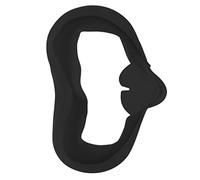 Leftwei VR Glasses Silicone Eye Mask Soft Comfortable Sweatproof Cover for 2 Gaming Accessories (Black)