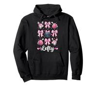 Lefty Bowling Left Handed Bowler Bowling Girl Mom Coquette Pullover Hoodie