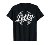 Lefty Left Handed Baseball Softball Proud Woman Men Retro Value Graphic T-Shirt