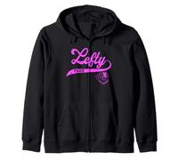 Lefty Left Handed Baseball Softball Proud Woman Men Retro Zip Hoodie