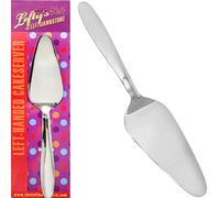 Lefty’s Left Handed Cake Server - Stainless Steel - for Serving & Cutting Pizza, Cheese, Pies, Dessert - Kitchen Tool for Holidays, Wedding, Birthday, Christmas - Gifts for Left-Handed People