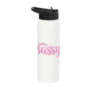 Lefty Sassy Left-Handed Writing Habit Stainless Steel Insulated Water Bottle