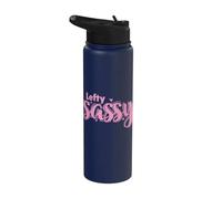 Lefty Sassy Left-Handed Writing Habit Stainless Steel Insulated Water Bottle