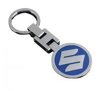 LEFUVR 1 PCS Car Keyring for Suzuki Swift Sport, Creative Car Logo Keychain Durable Lightweight Design Car for Men and Women Accessories,Red