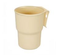 LEFUVR 2 PCS Auto Vehicle Cup Stand for XPENG Mona M03 2024 2025, Anti-Slip Seat Cup Holder Car Beverage Organizer Car Accessories,Beige