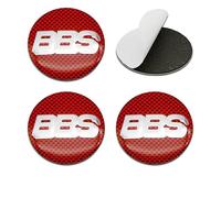 LEFUVR 4 pcs Car Hub Centre Caps Sticker for BBS 65mm, Wheel Center Sticke BBS Style Wheel Centre Cap Stickers Trim Sticker