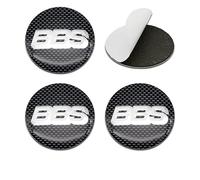 LEFUVR 4 pcs Car Hub Centre Caps Sticker for BBS 70mm, Wheel Center Sticke BBS Style Wheel Centre Cap Stickers Trim Sticker