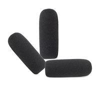 LEFXMOPHY A10 Mic Pop Filter Foam Replacement for Astro A10 / Razer Kraken Gaming Microphone, Black Noise-Cancellation Windsock Cover 3-Pack