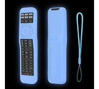 LEFXMOPHY Case for Bose Solo 5 TV Soundbar Universal Remote Control, Blue Silicone Protective Skin Glow in Dark