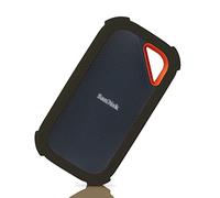 LEFXMOPHY Extreme Pro Case Replacement for SanDisk E81 1TB 2TB 4TB Portable SSD - Up to 2000MB/s V2 New Gen Soft Silicone Portective Skin Sleeve (Not fit for E61) Black