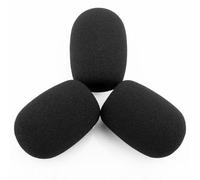 LEFXMOPHY for Lightspeed Zulu 3 Headset Mic Foam, Replacement Microphone Spongue Pop filter 3-Pack WindScreen Cover