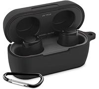 LEFXMOPHY JIB True Case Cover Replacement for Skullcandy Jib True Wireless Earbuds, Black Silicone Protective Sleeve -