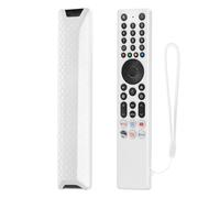 LEFXMOPHY Silicone Remote Cover for TCL RC833A / TCL 2025 C71K 4K Voice TV Remote Protective Case - White
