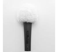 LEFXMOPHY SM58 Pop Filter for Shure SM58 Vocal Microphone Replacement Windscreen, White Furry Wind Muff Deadcat Cover