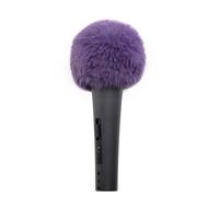 LEFXMOPHY SM58 Windscreen for Shure SM58 Microphone Pop filter, Purple Furry Wind Muff Deadcat Cover