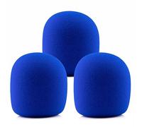 LEFXMOPHY SM58 Windscreen for Shure SM58 SM48 BETA 58A Microphone Pop filter Replacment Mic Cover 3-Pack Blue Wind Screen Case