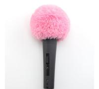LEFXMOPHY SM58 Windscreen for Shure SM58 Vocal Microphone Replacement Pop filter, Pink Furry Wind Muff Deadcat Cover