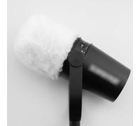 LEFXMOPHY White Deadcat for SHURE MV7 MV7X Microphone Windscreen Furry Wind Muff