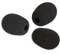 LEFXMOPHY Windscreen Compatible for Razer BlackShark V3, V3 Pro Gaming Headset Microphone Pop Filter Protector, 3-pack Black Foam Cover Accessories