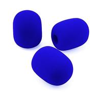 LEFXMOPHY Windscreen Replacement for SteelSeries Arctis 1 3 5 7 7X 7P 9X Pro Gaming Headset Mic Pop Filter Mic Foam Cover, 3-Pack Blue Color Windsock