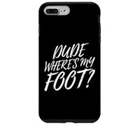 Leg Amputee Dude Where Is My Foot Amputation Prosthetic Leg Case for iPhone 7 Plus/8 Plus