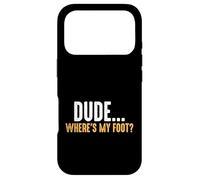 Leg Amputee Dude Where Is My Foot Prosthetic Leg Amputation Case for iPhone 17 Pro