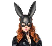 LEG AVENUE 2628 - Masquerade Rabbit Mask, one size (black)