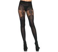 Leg Avenue 7132 Spandex Opaque Pantyhose, Black