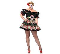 Leg Avenue 85293X - 'Day Of The Dead Doll' Kostüm-Set (Plus Größe)