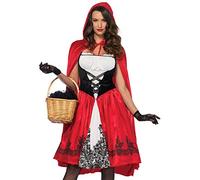 Leg Avenue 85614 Classic Red Riding Hood Fancy Dress Costume (Large/UK 14-16, 2-Piece)